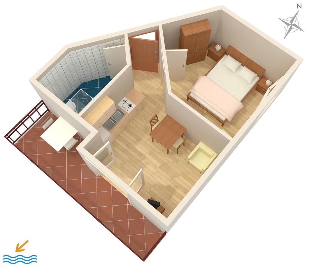 Apartments With A Parking Space Vodice - 7604 Екстер'єр фото